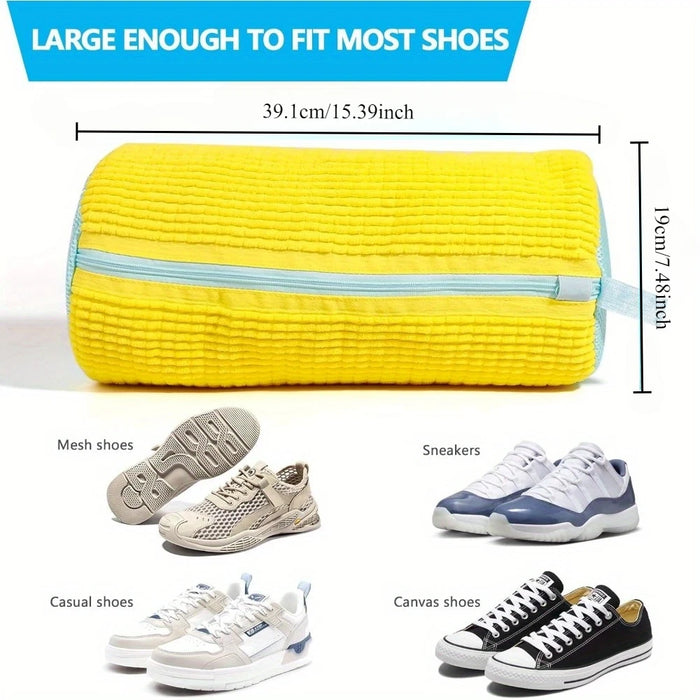 Shoe Washing Machine Bag – Heavy-Duty Mesh Laundry Protector for All Shoe Types