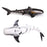 RC Whale Shark Toy Robots Remote Control Animals Marine Life Tub Pool Electric Fish Children Bath Toys