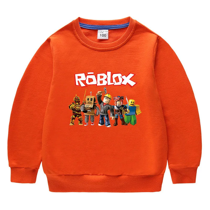 ROBLOX™ Kids Cotton Hoodie – Roblox-Inspired Long Sleeve Sweatshirt for Toddlers & Young Children