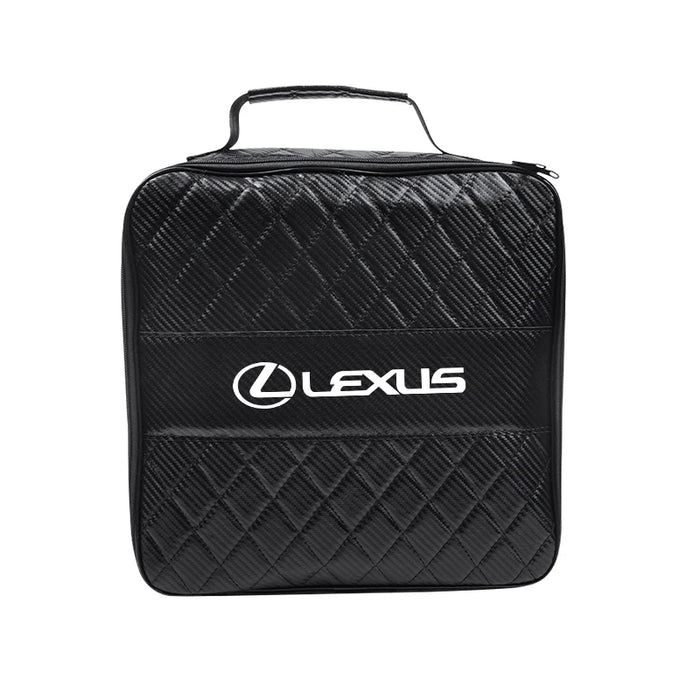 Premium Lexus EV Charging Cable Storage Bag | Waterproof Trunk Organizer Box