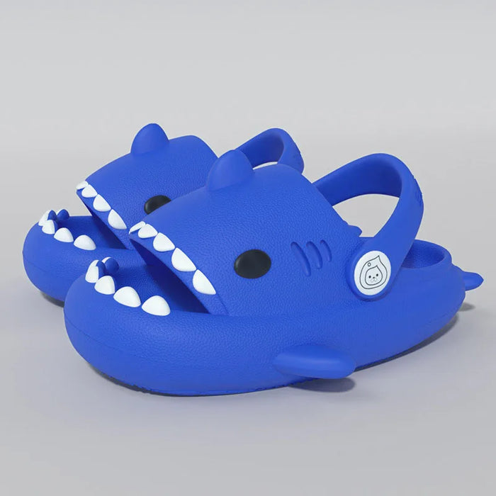 Children’s BAPE Shark Sandals – Kids Summer Slippers with Thick Soft Non-Slip Sole for Boys & Girls