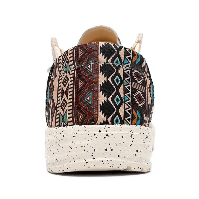 Afrofashion Luxury Designer Geometric Ultralight Mens Loafers Shoes