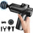 Mini Deep Tissue Massage Gun – Quiet Brushless Motor with 4 Interchangeable Heads | Portable Muscle Massage & Relaxation Device