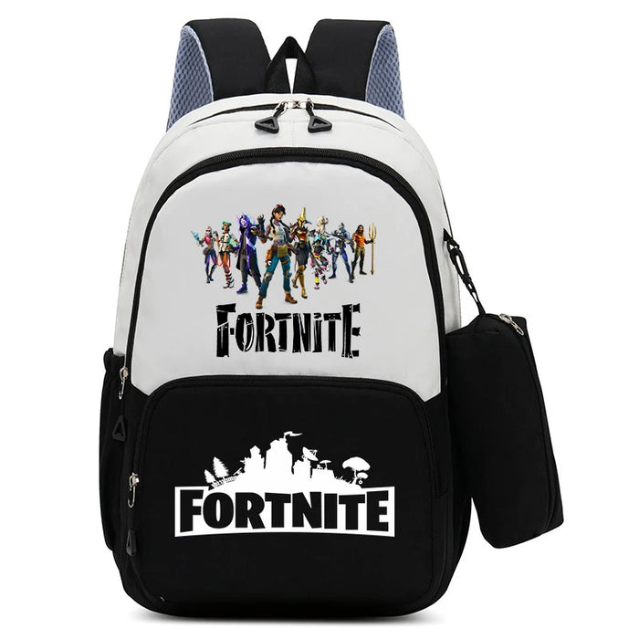 Fortnite™ 2-Piece Backpack & Pencil Case Set – Gamer Rucksack & Stationery Pouch for Students & Teens