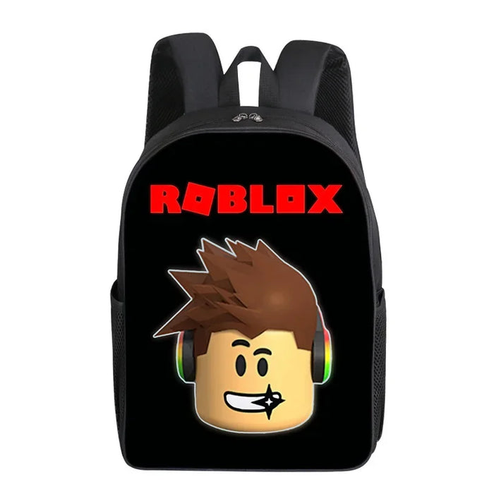 Roblox Three-piece Set of School Bag Game Backpack