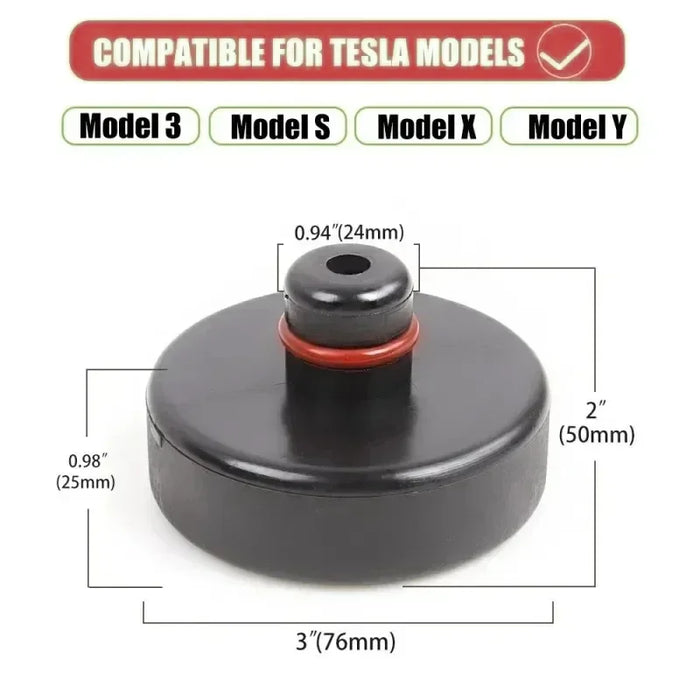 For Tesla Silicone Jack Lift Pad Point Adapter For Tesla Model 3 Model Y Model S Model X Car