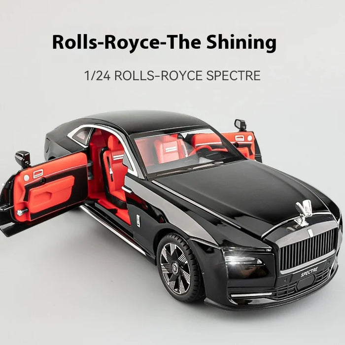 1:24 Rolls-Royce Alloy Die-Cast Model – Shining Luxury Car Collectible, Display Gift for Enthusiasts