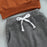 0–24M Baby Boy Girl Fall Outfit – Pumpkin Letter Sweatshirt & Grey Pants 2-Piece Set