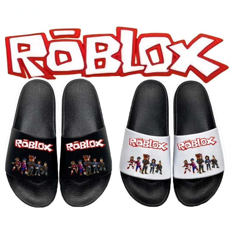 Roblox™ Kids Cartoon Slippers – Soft, Anti-Slip Summer Slides for Indoor & Outdoor Fun