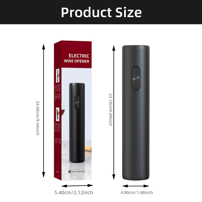 VinoEase™ Electric Wine Opener Set – One-Touch Automatic Corkscrew with Luxury Stand & Accessories