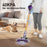 Cordless Vacuum Cleaner – 40Kpa Powerful Suction, 55-Min Runtime, Touchscreen Control, Lightweight Wireless Stick Vacuum for Pet Hair & Carpets