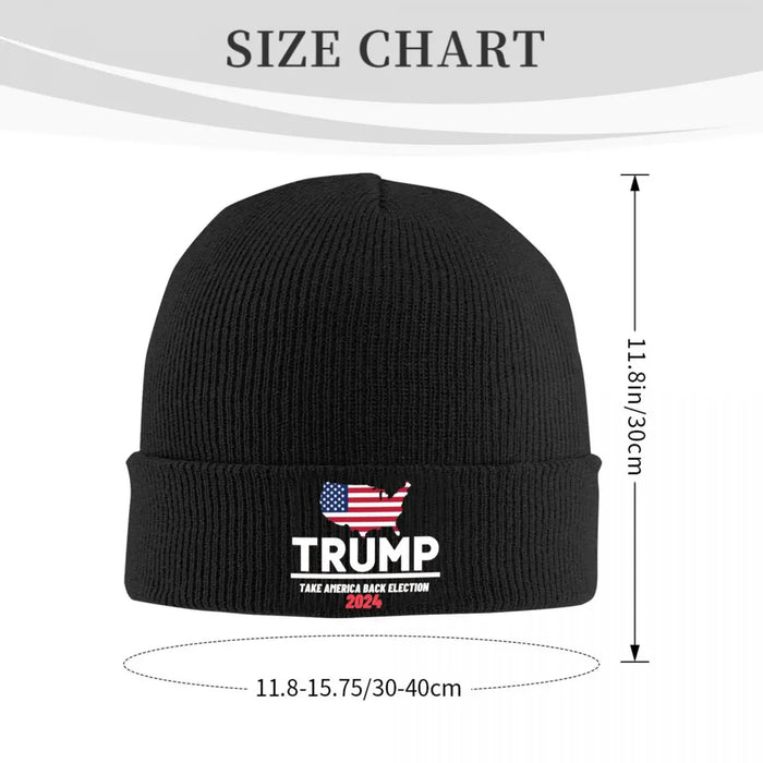 Trump 2024 Take America Back Election Active Knitted Hat