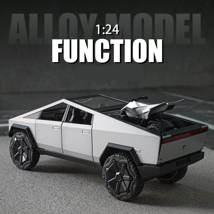 1/24 Tesla Cybertruck Alloy Model Diecasts Toy Vehicles Car Model Simulation Kids Gift