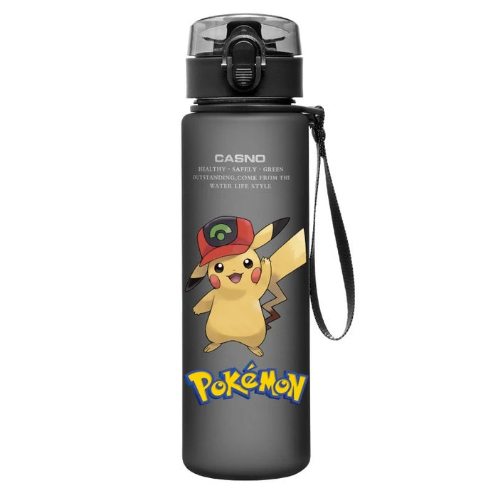 Pokemon Anime Portable Pikachu Cartoon Outdoor Sports Large Capacity Water Bottle