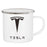 Tesla Enamel Cup Coffee Cup 11oz Travel Coffee Tea Cocoa Cup Handle Tea Cup Boy Friends Husband Birthday Gift