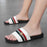 Gucci Men Luxury Casual Slippers Fashion Indoor Outdoor Beach Women Round Toe Non-Slip