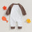 Baby Boy Thanksgiving Romper – Long Sleeve Letter Print Jumpsuit (0–18M)