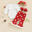 3PCS Baby Girl Christmas Outfit – Santa Claus & Letter Print Long Sleeve Top, Flare Pants & Headband (0-18M)