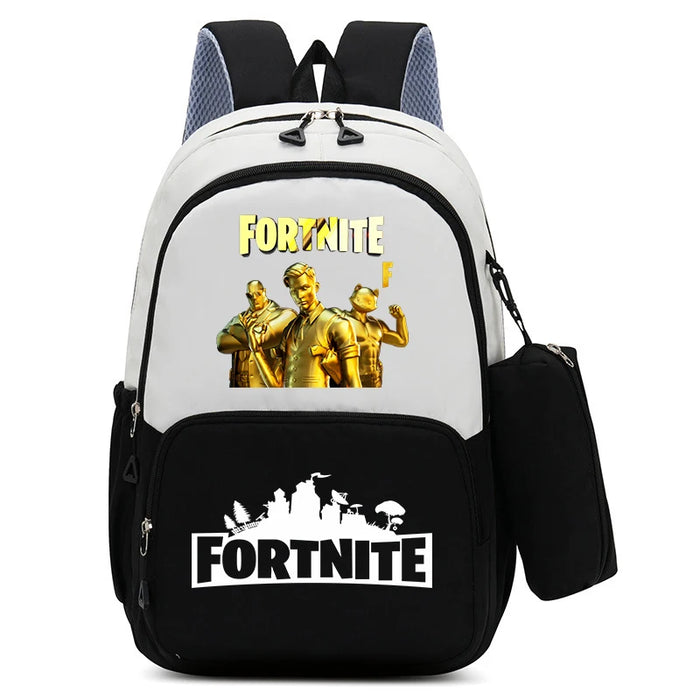 Fortnite™ 2-Piece Backpack & Pencil Case Set – Gamer Rucksack & Stationery Pouch for Students & Teens