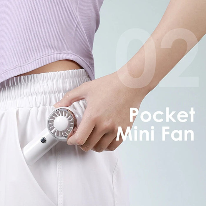 Portable hand-held Quiet Rechargeable Fan