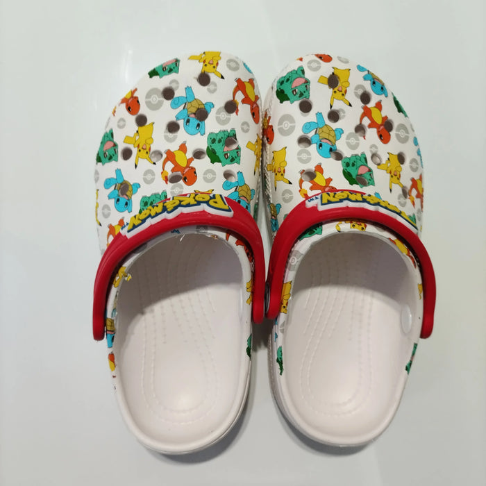 Pokémon Pikachu Kids’ Sandals – Summer Croc-Style Beach Slippers