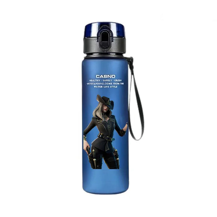 Fortnite Blue Black Resistant Outdoor 560ML Large Capacity Camping Portable Travel Sports Water Cup