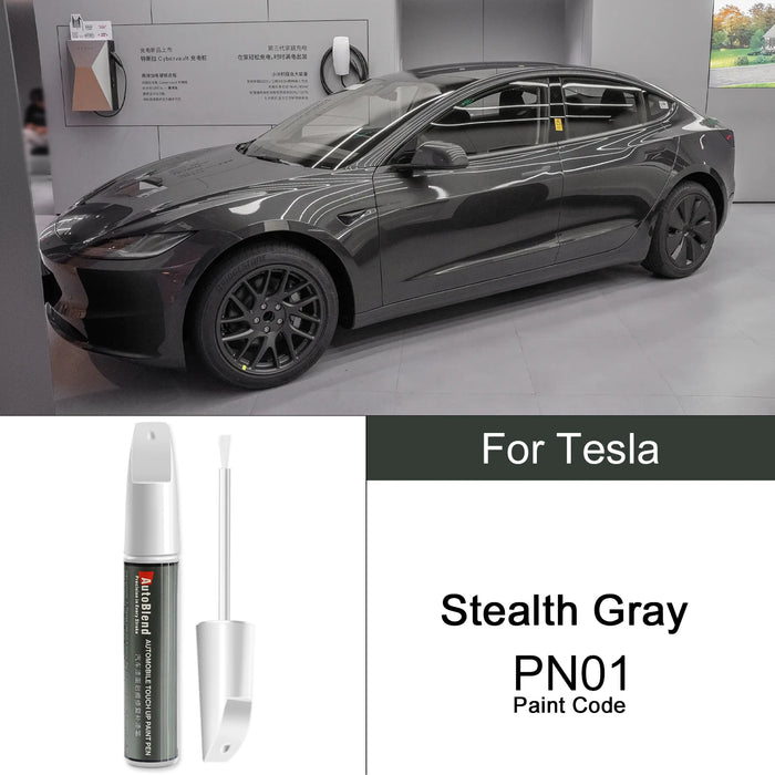 Tesla Scratch Repair & Wheel Touch-Up Pen – For Model 3, Y, S, X | Clear Coat Gloss Enhancer | Car Paint Scratch Remover