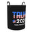 Trump 2024 Laundry Basket Collapsible US America Back Clothes Hamper for Baby Kids Toys Storage Bin