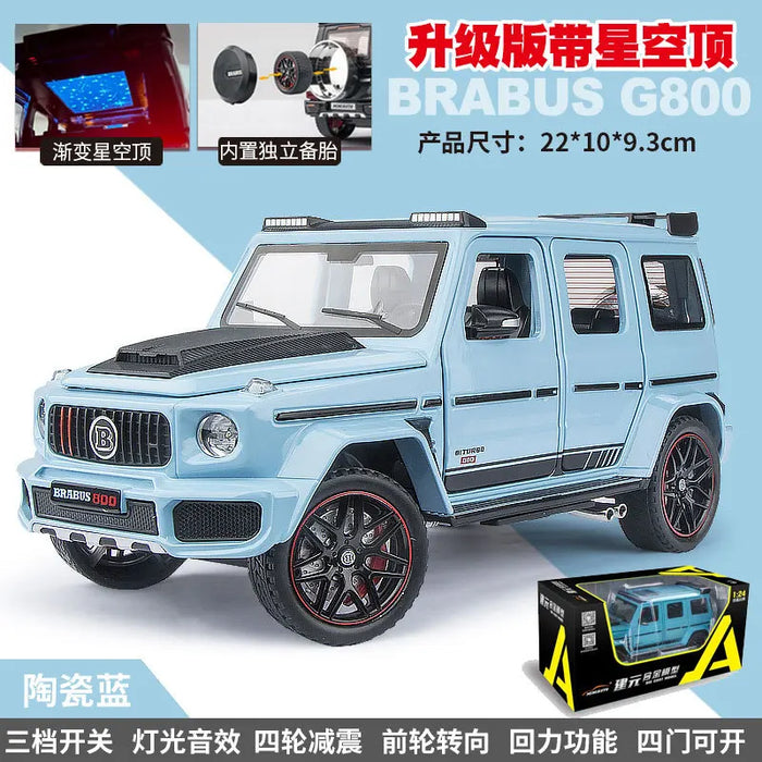1:24 G800 G-Wagon Die-Cast Model – Alloy Off-Road SUV Toy, Miniature Collectible & Gift