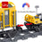 Technical Electric Train Sets City Railway Engineering Tracks Motor RC Car Building Blocks Toys