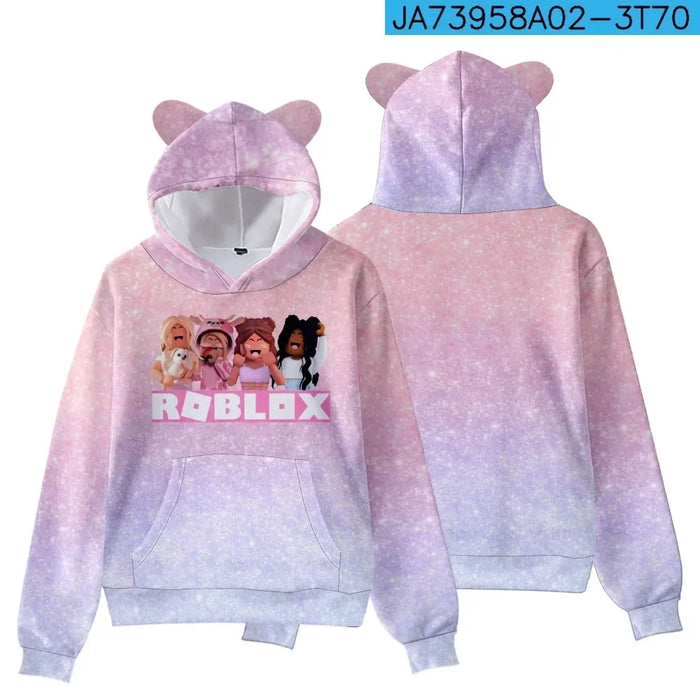 ROBLOX Children's Clothing Cat Ear Hooded  Sweatshirt