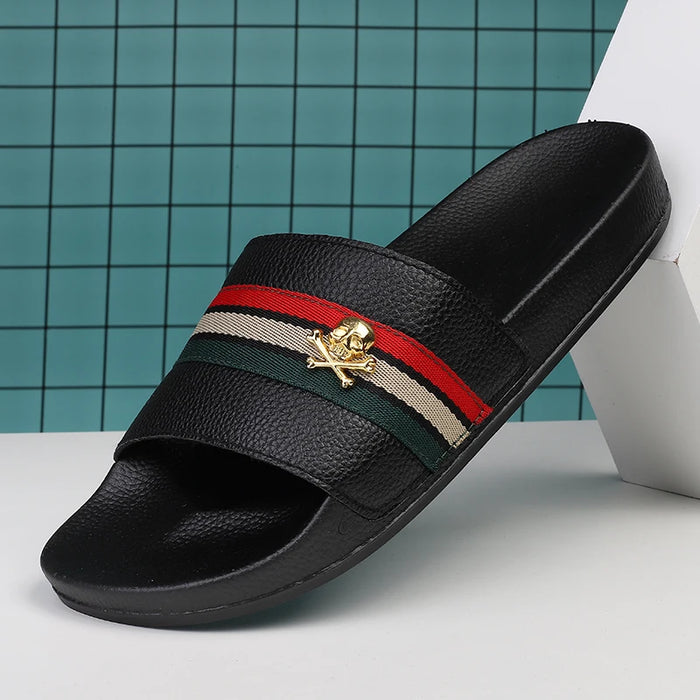 Luxury Fashion Designer Brand Slippers Soft Slides