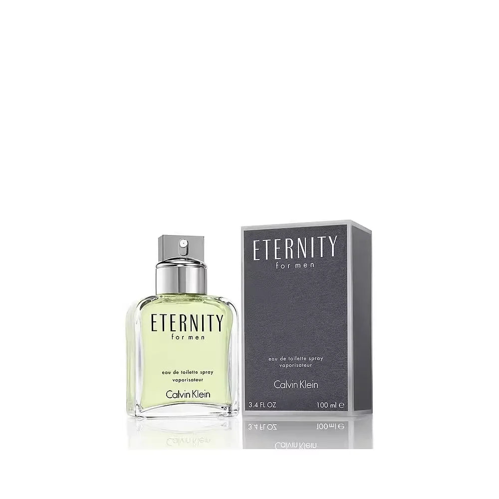 Calvin Klein Eternity for Men – 100 ml Eau de Toilette, Timeless Fuchsia Aromatic Fragrance, Long-Lasting & Authentic