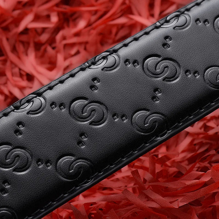 GoBliss™ Men’s Leather Belt – Soft Premium Leather with Luxury Alloy Buckle for Suits & Jeans