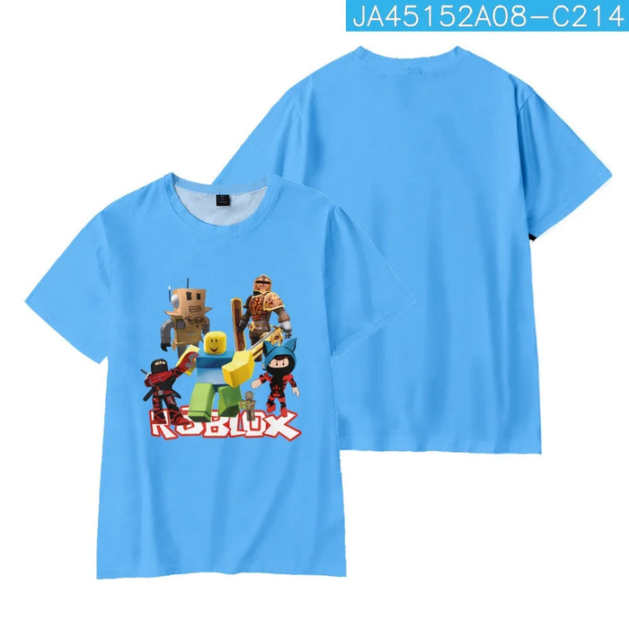 Roblox kid Game Sports T-shirt Short sleeve top