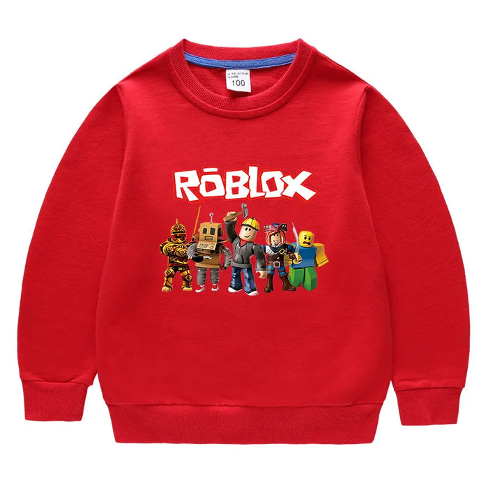 ROBLOX™ Kids Cotton Hoodie – Roblox-Inspired Long Sleeve Sweatshirt for Toddlers & Young Children