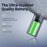 Mini Deep Tissue Massage Gun – Quiet Brushless Motor with 4 Interchangeable Heads | Portable Muscle Massage & Relaxation Device