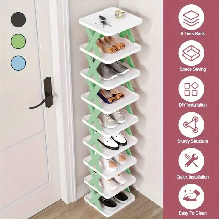 Shoe Rack Storage Organizer Detachable Shoe Racks Family Household Rack Multi Layer Simple Shoes Shelf Color Cabinet