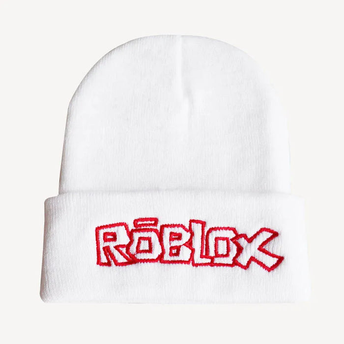 BlockBeanie™ Cartoon Knit Hat – Roblox-Inspired Unisex Cap for Kids, Teens & Gamers