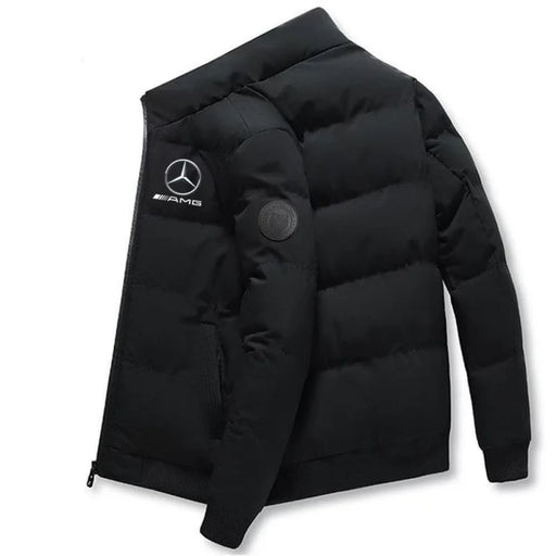 Mercedes-Benz Men’s Winter Jacket – Luxury Thickened Coat, Warm Outerwear for Youth & Adults