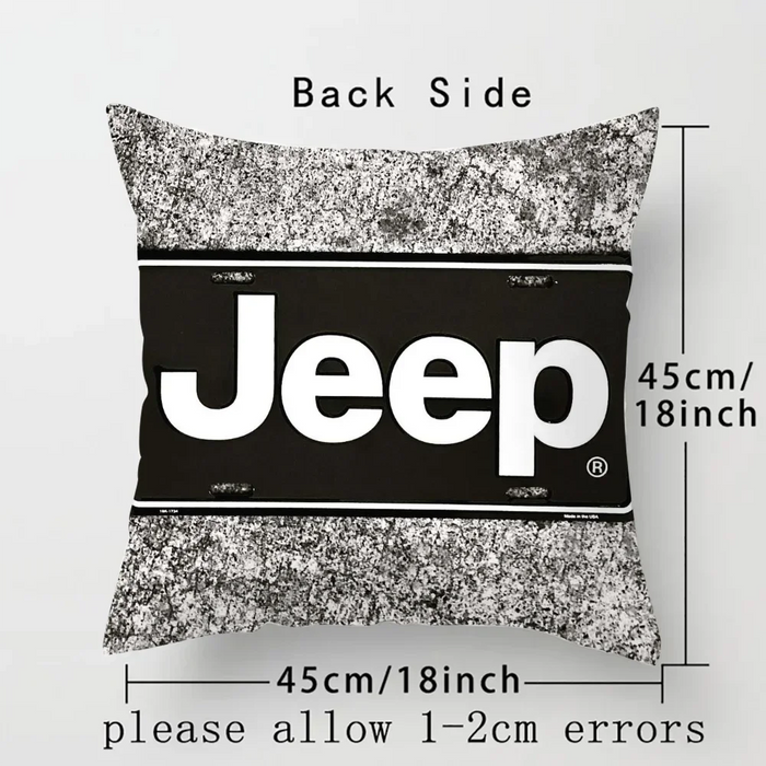 Jeeps Decorative Pillowcases 40x40 Plush Lounge Chairs Cushion Cover 45*45 Pillowcase