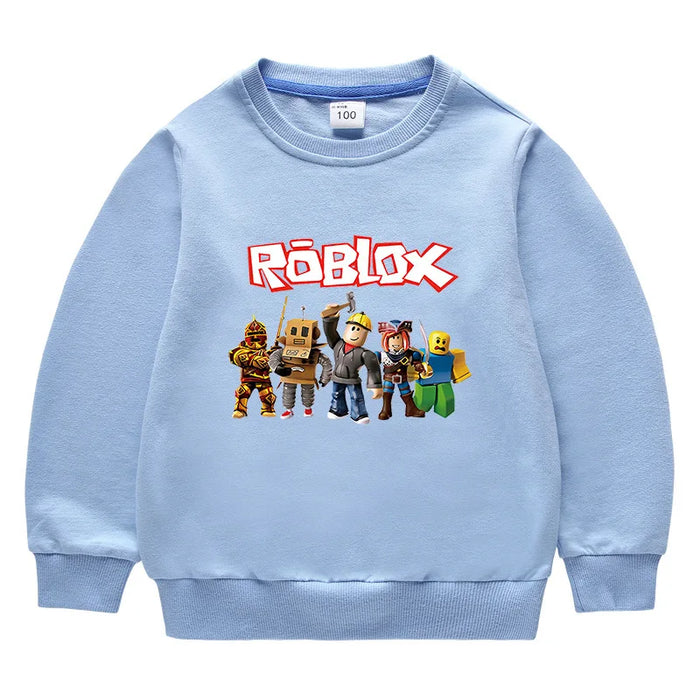 ROBLOX™ Kids Cotton Hoodie – Roblox-Inspired Long Sleeve Sweatshirt for Toddlers & Young Children