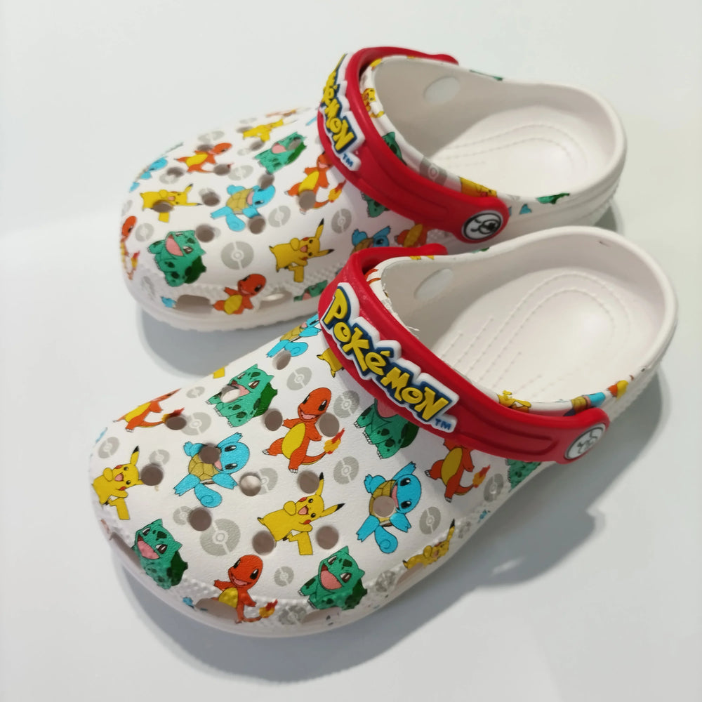 Pokémon Pikachu Kids’ Sandals – Summer Croc-Style Beach Slippers