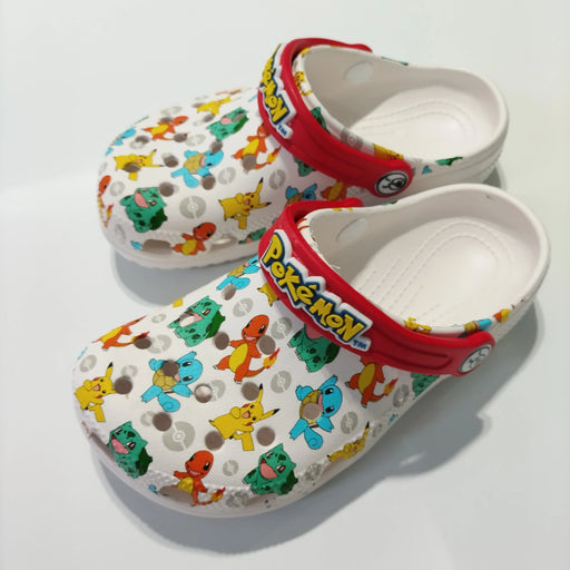 Pokémon Pikachu Kids’ Sandals – Summer Croc-Style Beach Slippers