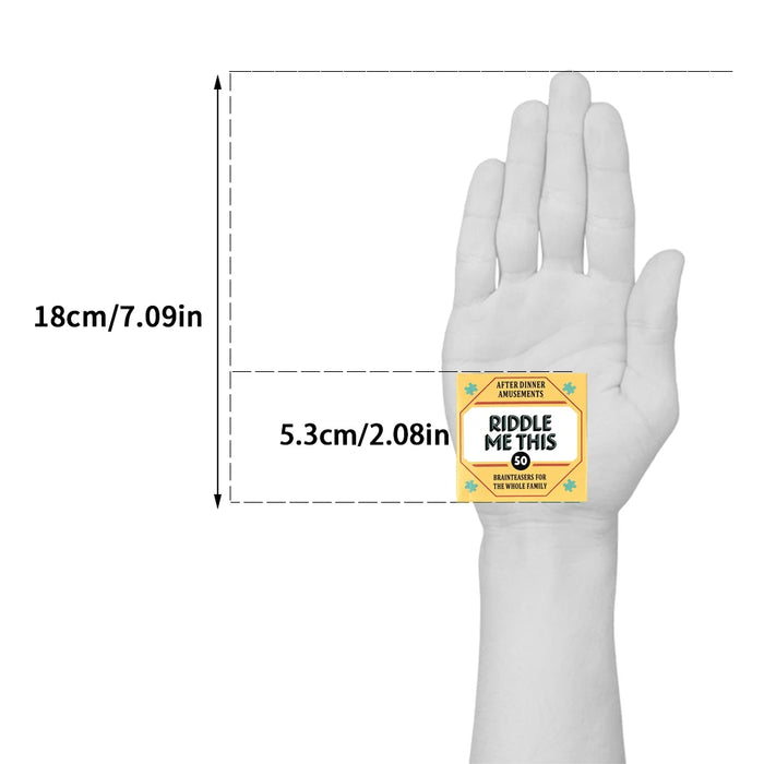 Riddle Me This – Mini Card Game | Fun Party & Travel Game for Friends, Drinking Nights, and Family Gatherings