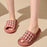 Luxury Designer Indoor Slippers – Soft Cotton, Lightweight & Anti-Slip Retro Home Slides for Ultimate Comfort