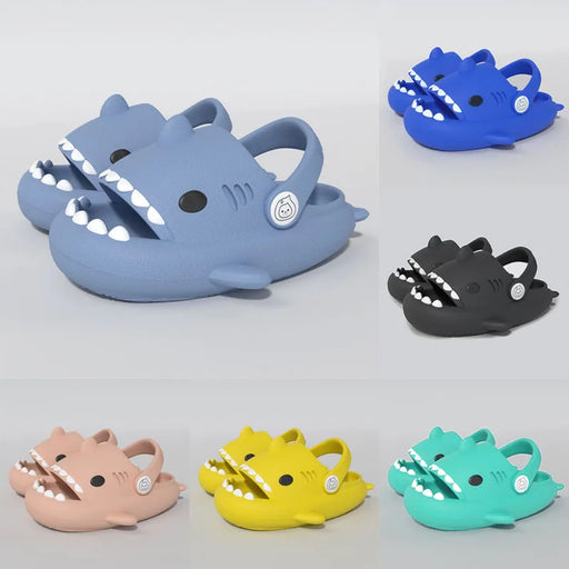 Children’s BAPE Shark Sandals – Kids Summer Slippers with Thick Soft Non-Slip Sole for Boys & Girls