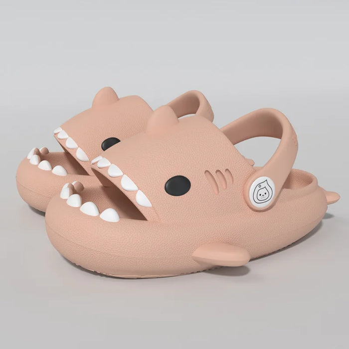 Children’s BAPE Shark Sandals – Kids Summer Slippers with Thick Soft Non-Slip Sole for Boys & Girls