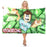 Roblox Children's Bath Towel Anti-sand Microfiber Beach Towel Picnic Cloth