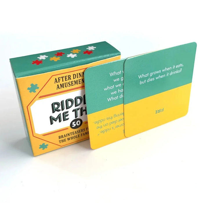 Riddle Me This – Mini Card Game | Fun Party & Travel Game for Friends, Drinking Nights, and Family Gatherings